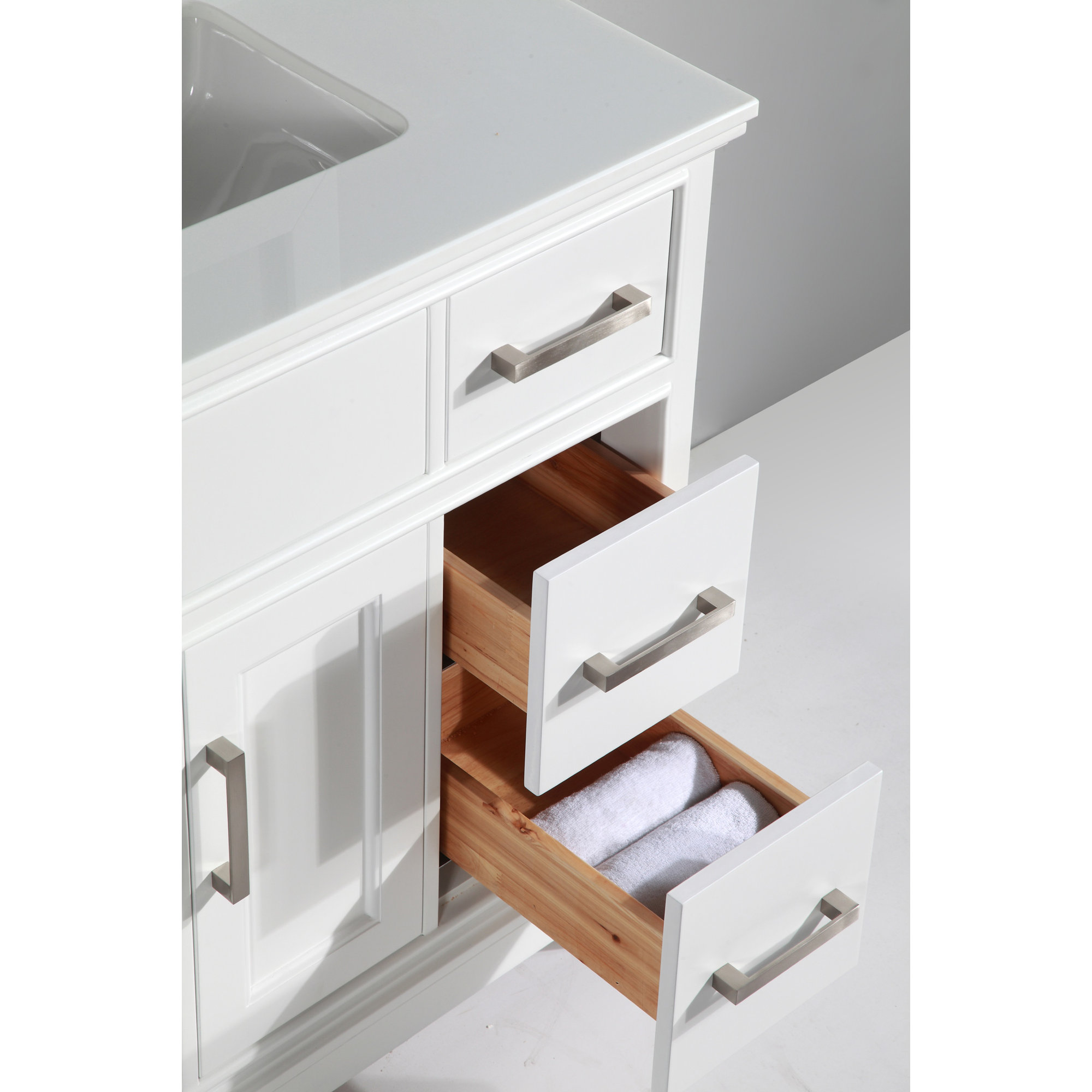 Vanity Art Phoenix Stone 36" Single Bathroom Vanity with Mirror